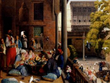 John Frederick Lewis : The midday meal, Cairo